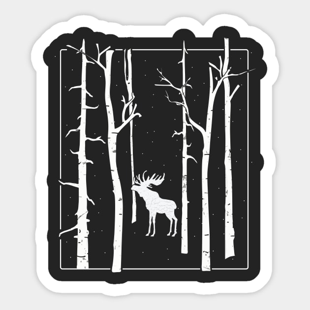 Into the Woods Sticker by PixelSamuel